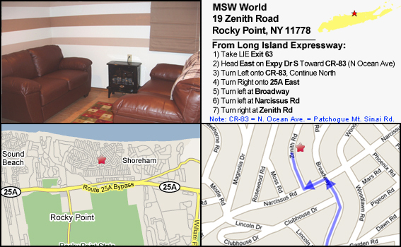 Map to Our Location